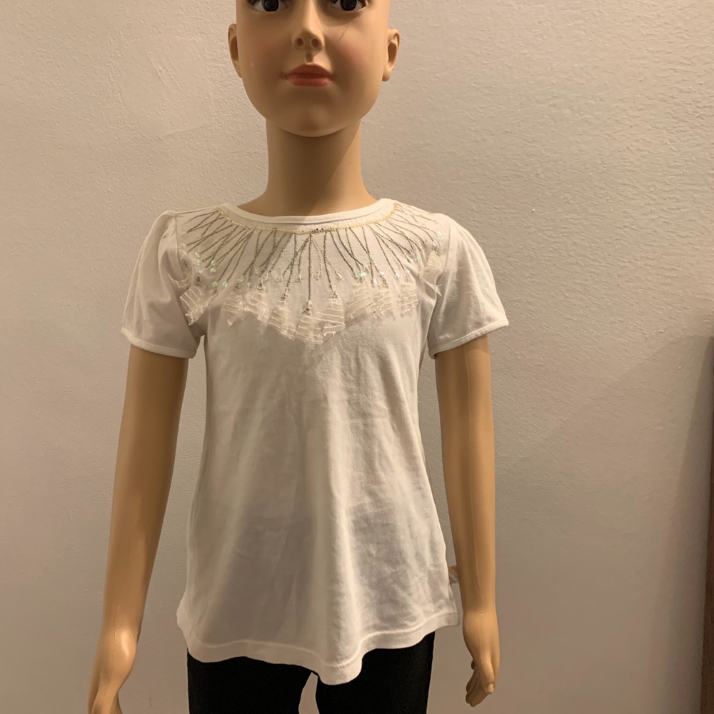 Billieblush Little Girls S/S  Open Back Top NWT